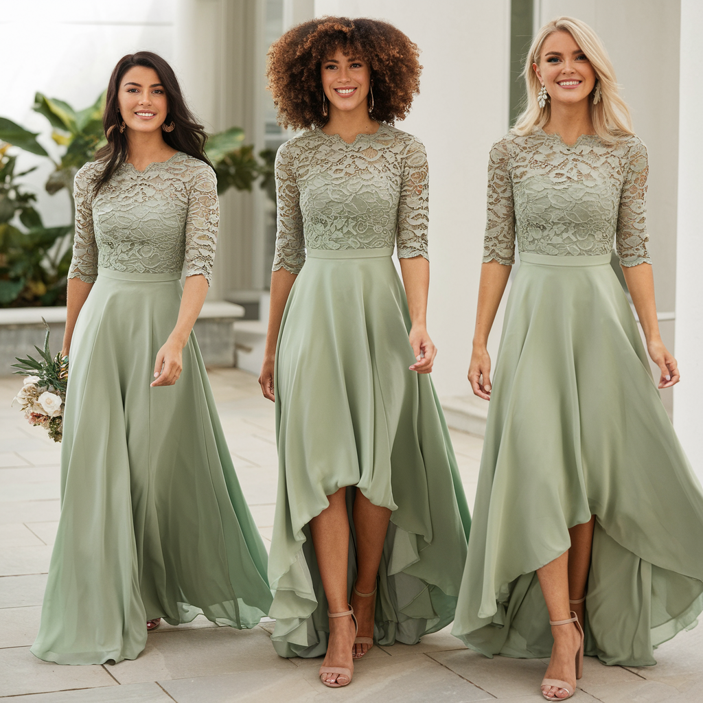 15 Earthy Sage Green Bridesmaid Dresses for a Timeless Wedding Look